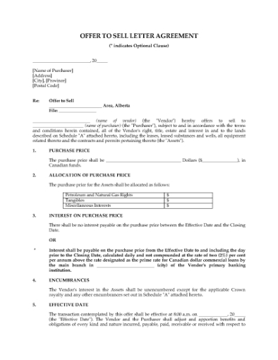 Picture of Alberta Offer to Sell Interest in Crown Leases