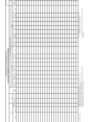 Picture of Transcript Orders and Collections Ledger (USA)